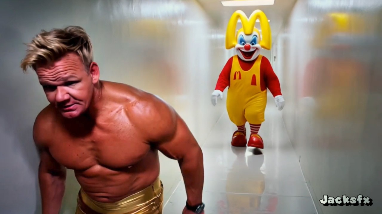 GORDON RAMSAY - McDONALDS'S CLOWNS in the BACKROOMS - Epic Adventure PART 4