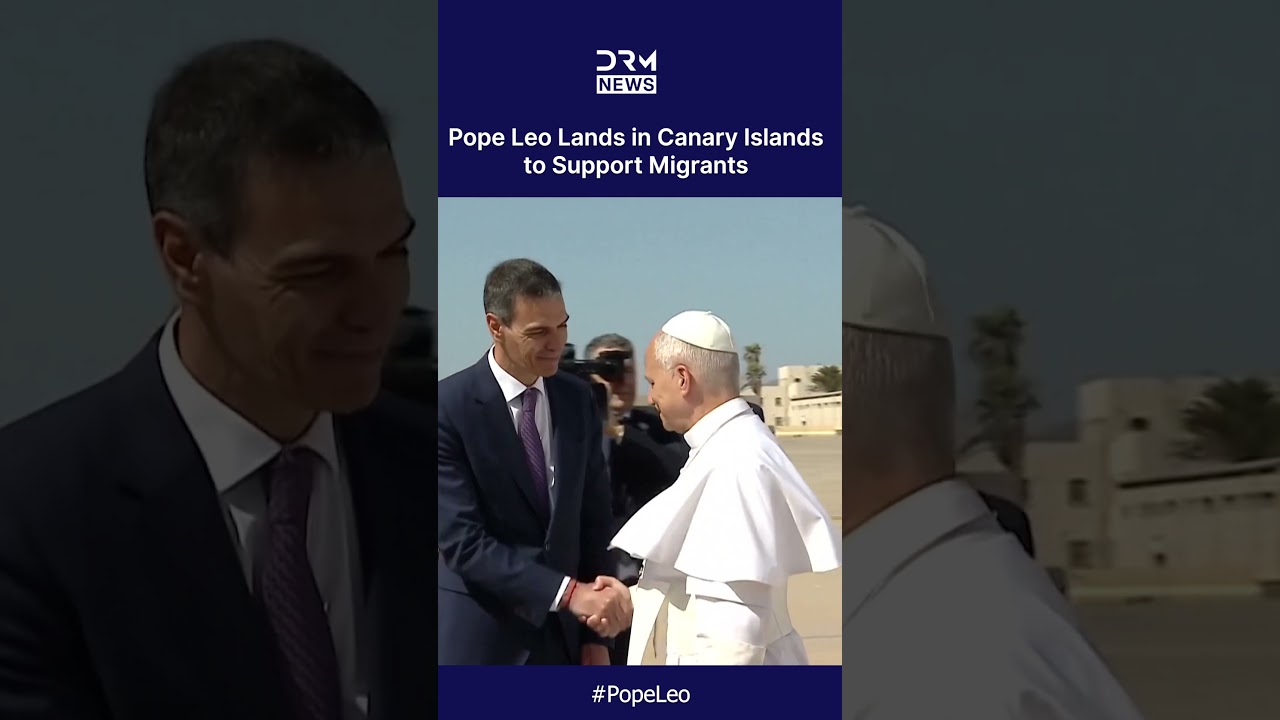 MISSION TO HELP MIGRANTS: Pope Leo Lands in Canary Islands to Meet Refugee Groups | DRM News | AK1C