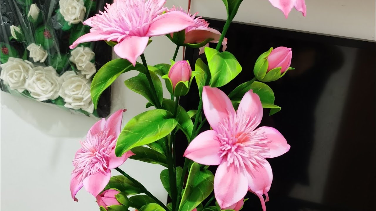 como fazer uma linda flor em Eva sem frisador