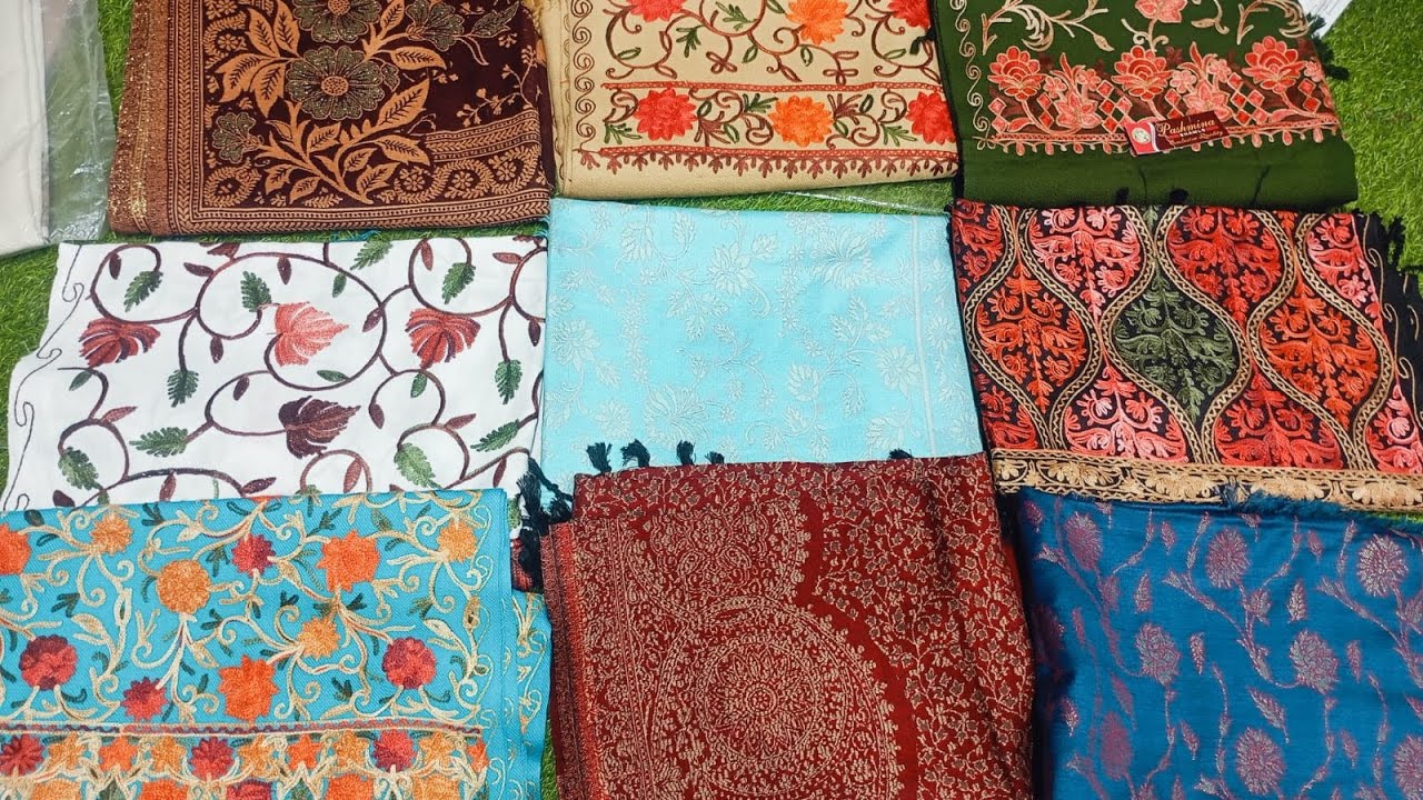 Aaj ki special sale🥳🥳embroidery Work Shawls /Stoles Less Price With Great offers🤯Order Now8699606674