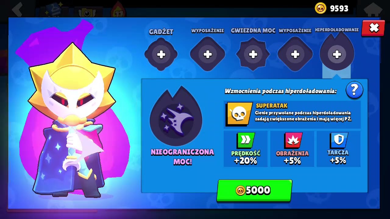 Kupiłem Hiper doładowanie do Siriusa ! #supercellcreator #brawlstars #brawl #supercell