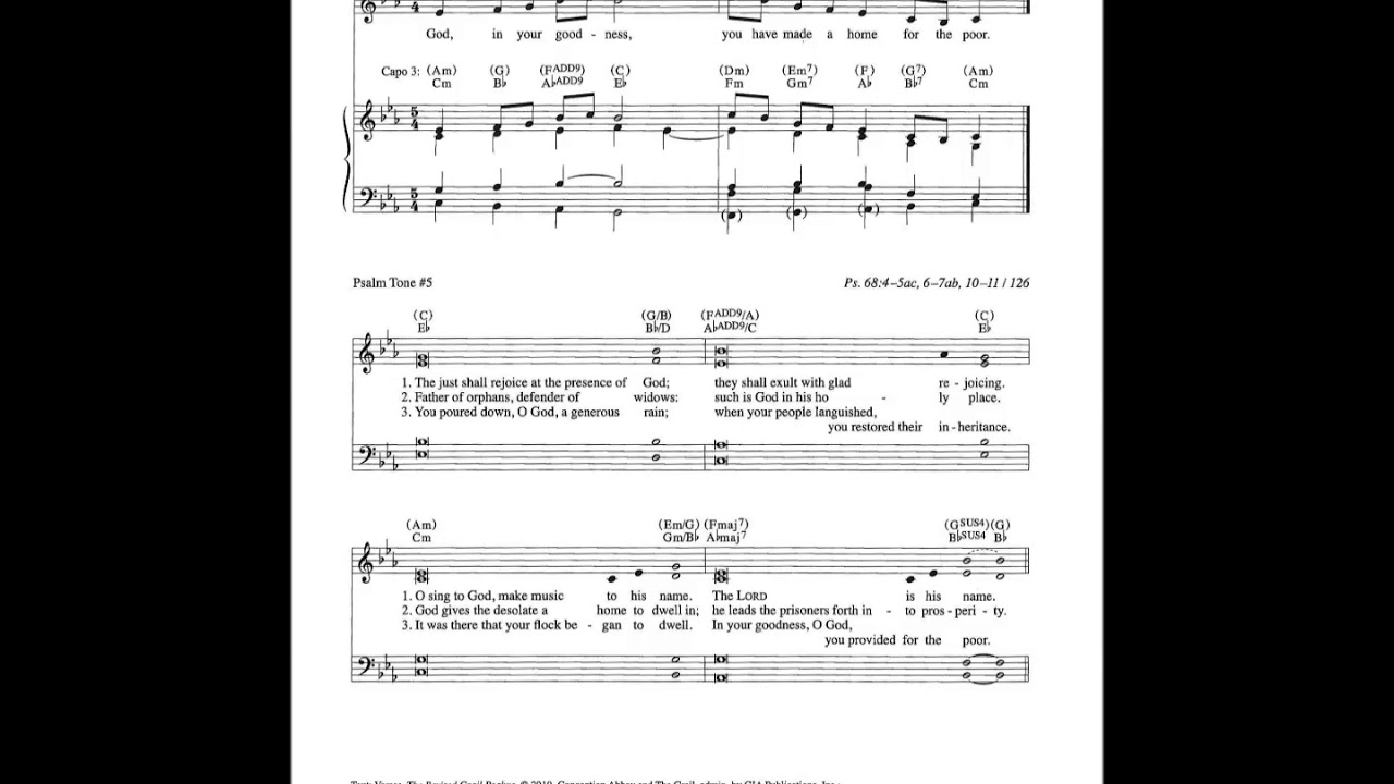 Psalm 68: God, In Your Goodness (Guimont)