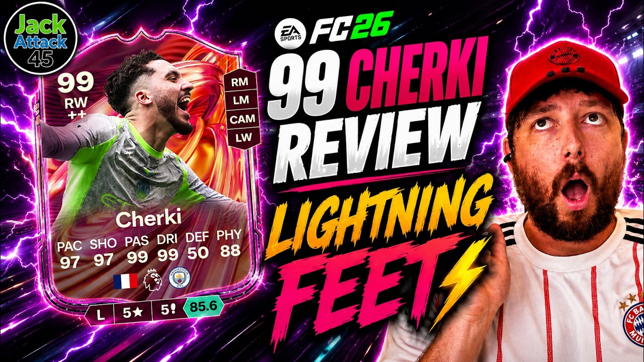 FC 26 | 99 Cherki Review | Lightning Left Stick Dribbling