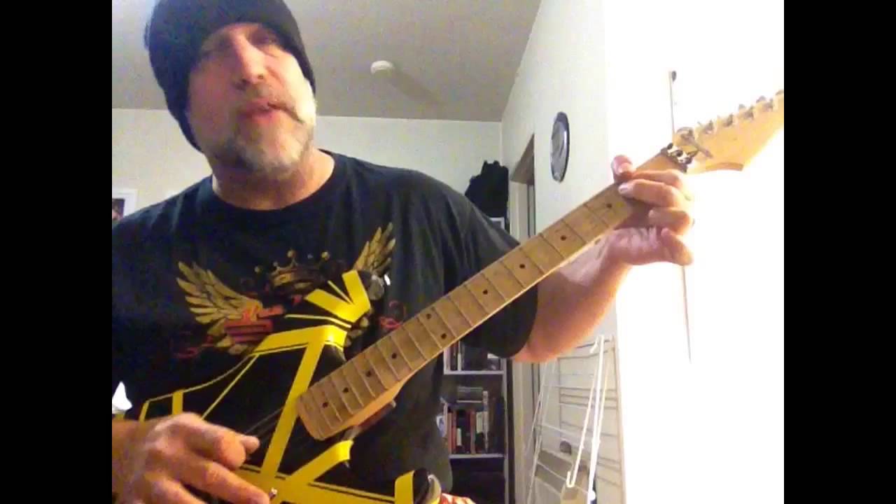 How to play Van Halen DOA 1st guitar solo