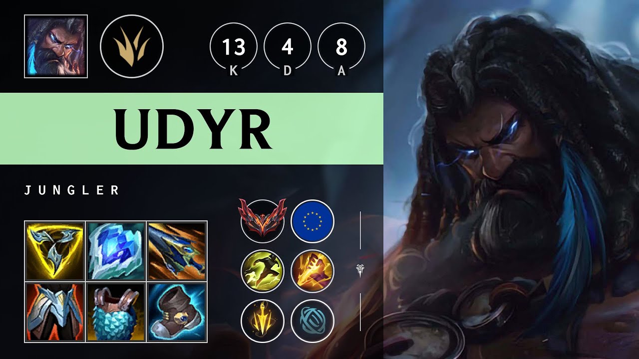 Udyr Jungle vs Kindred - EUW Grandmaster Patch 25.21