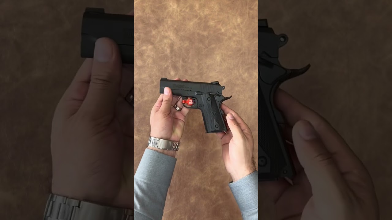 Taurus 1911 Officer 45acp Pistol Unboxing & Hands on