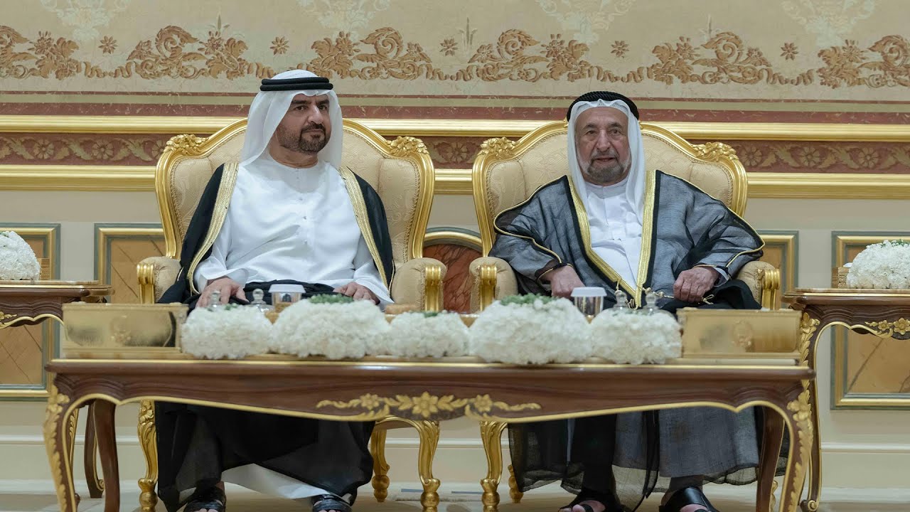 حاكم الشارقة يواصل تقبل التهاني والتبريكات بعيد الأضحى