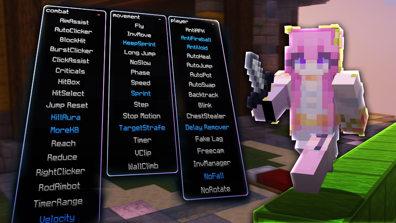 Этот БЕСПЛАТНЫЙ мод хакерского клиента обходит Hypixel - Raven XD Mod