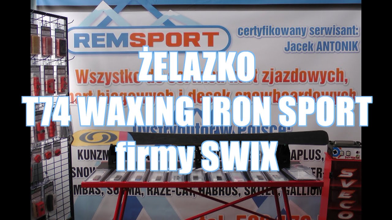 Żelazko narciarsko-snowboardowe T74 SWIX