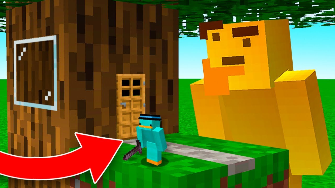 Me Hice Peque&ntilde;o e Hice una Casa del &Aacute;RBOL Para Trollear a mi Amigo!