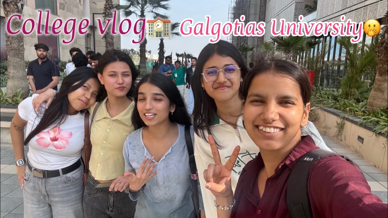A college🏫day in my life🤥(Galgotias University)