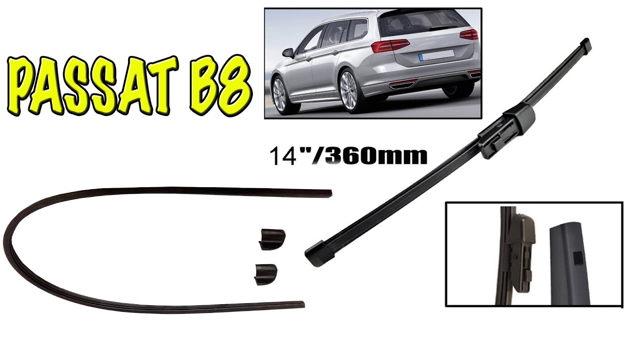Замена резинок в Заднем Дворнике VW PASSAT B8 Универсал. Или всех VAG.