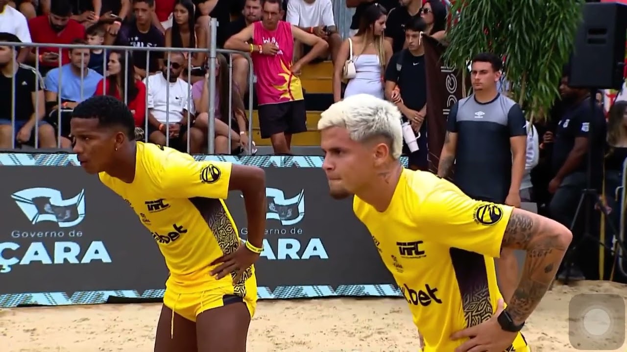 JOGO QUENTE!! Brisa e Sandrey x Landim e Borges - TAFC 47