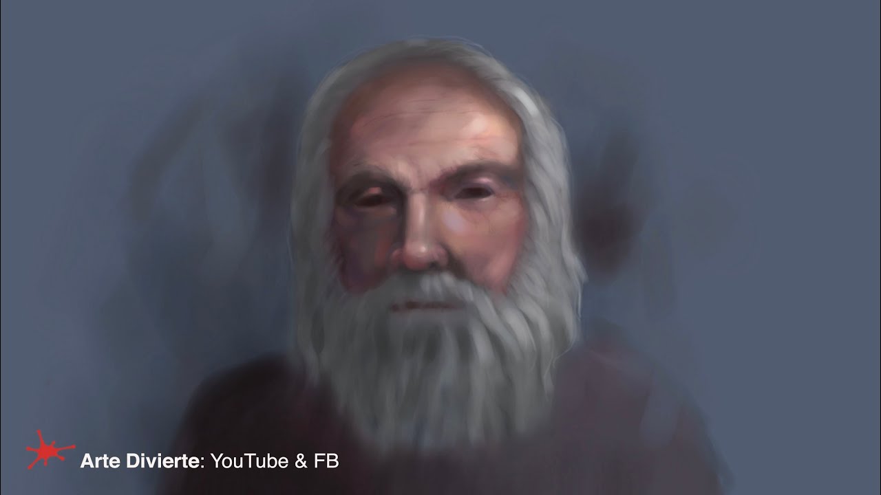 CÓMO DIBUJAR EL ROSTRO DE UN VIEJO - iPad/Apple Pencil/Procreate