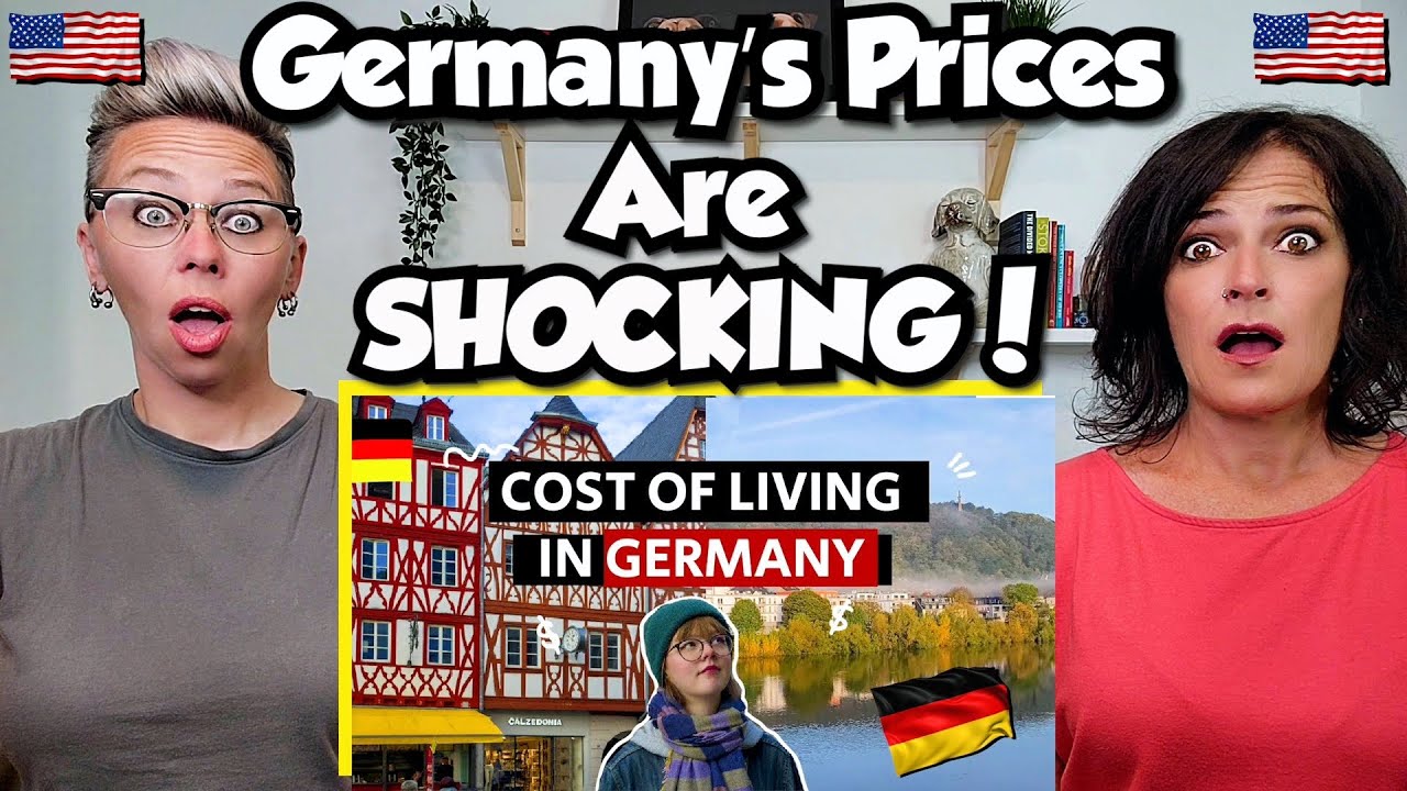 American Couple Reacts: Cost of Living in GERMANY! Housing, Food, Transport & MORE! FIRST REACTION!
