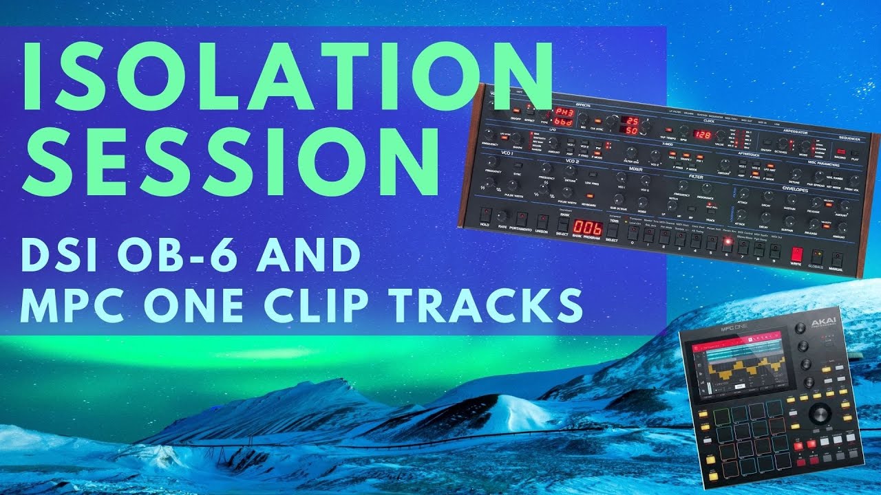 DSI Sequential OB-6 Isolation Session via MPC One Clips #Sequential #Oberheim