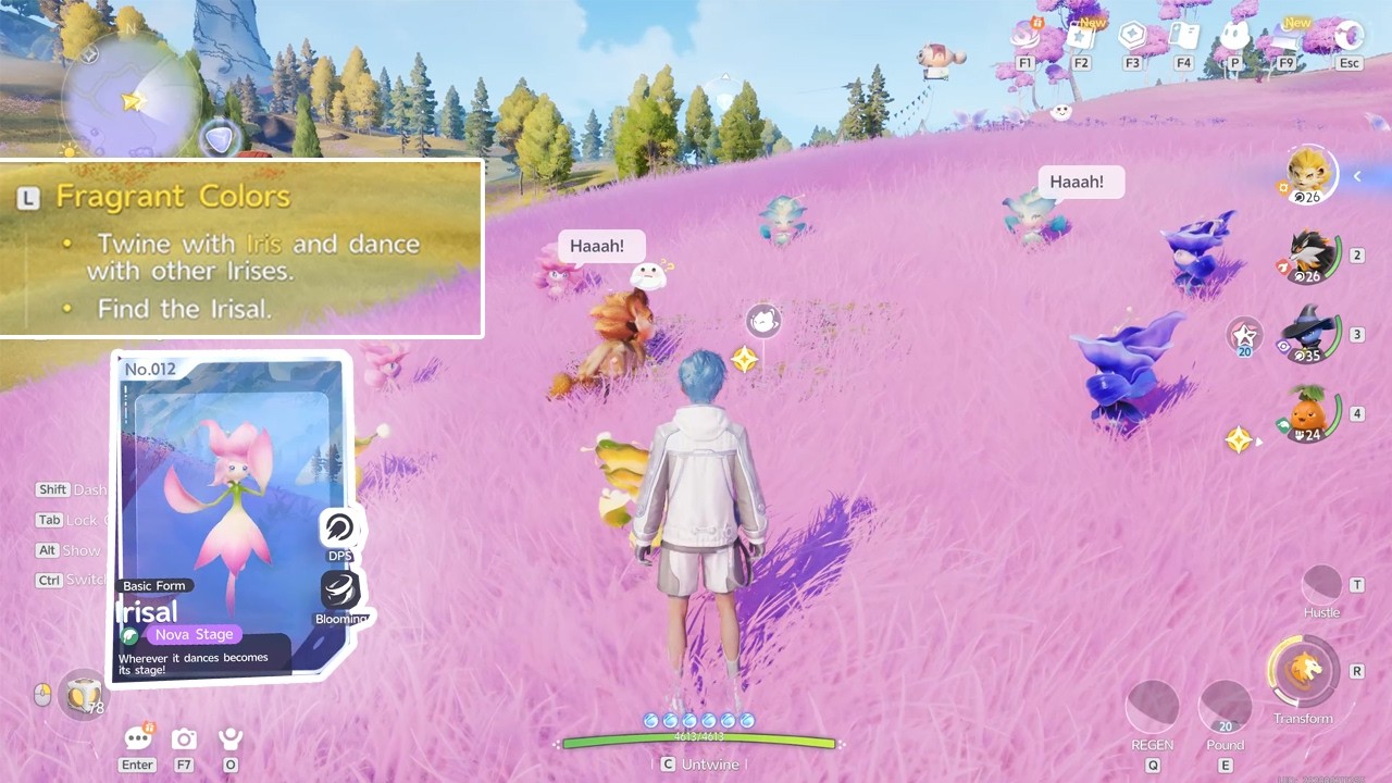 Twine with Iris and dance with other Irises | Aniimo