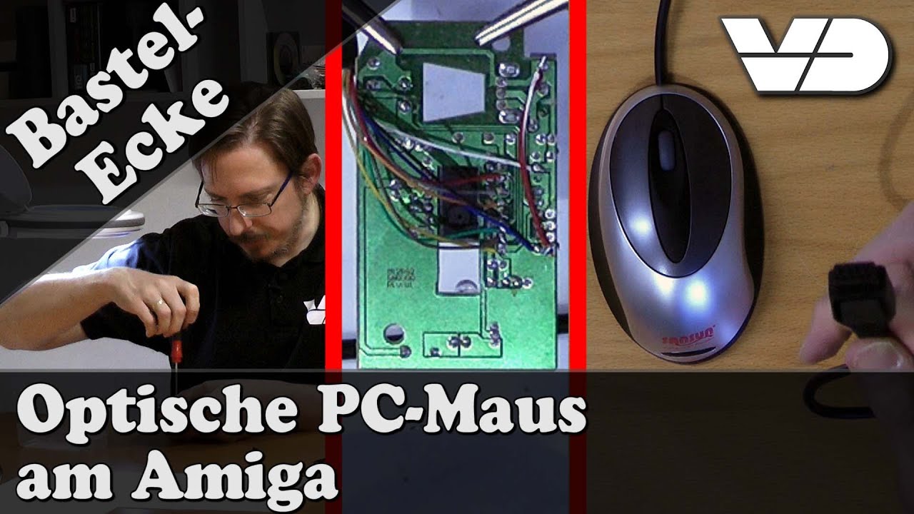 Optische PC-Maus am Amiga (Bastel-Ecke)