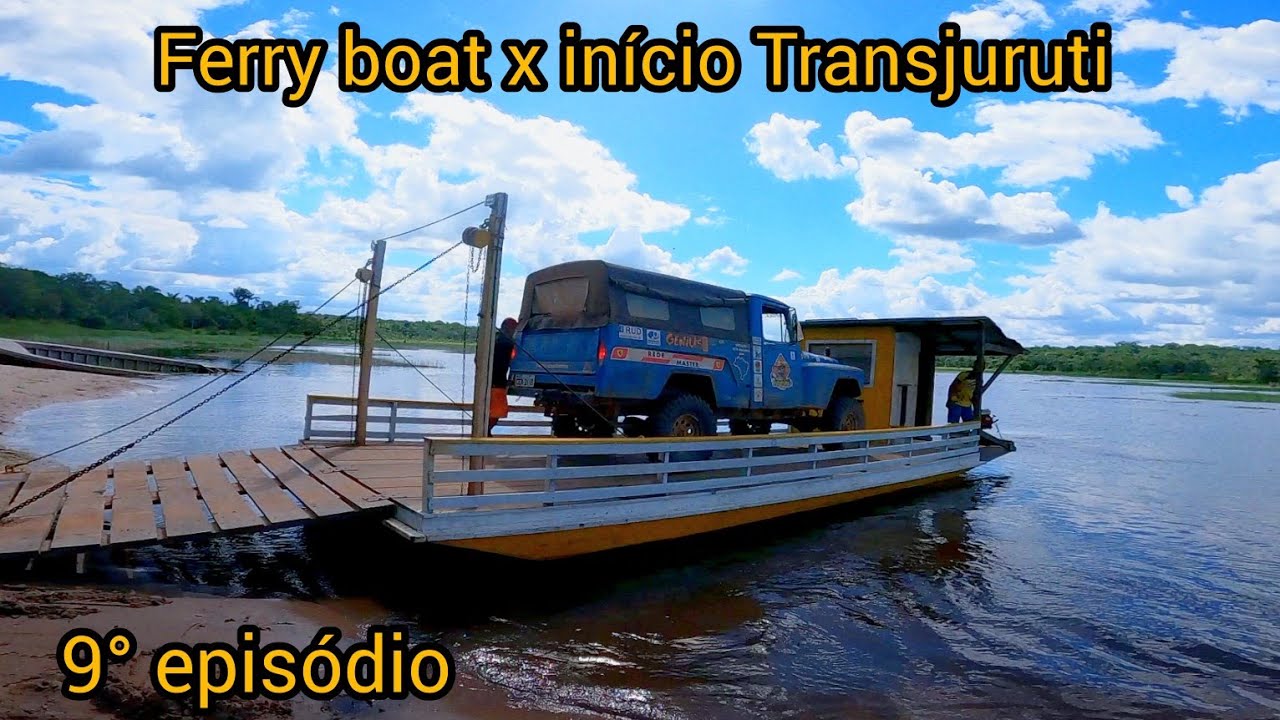 Expedição Rota Amazônica 2024 - 09° Ep- Saída de Manaus no Ferry boat e início da Transjuruti