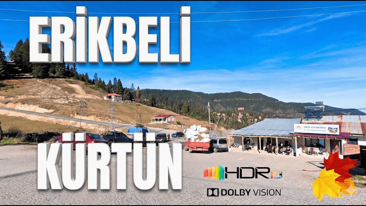 TÜRKİYE (TURKEY) TONYA🌲ERİKBELİ - KÜRTÜN. THE HIDDEN DANGER OF ICE AMONG THE FORESTS. 4K HDR