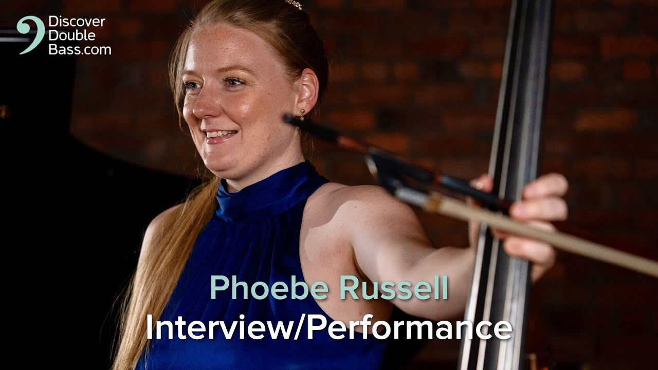 ✨ Double Bass Star, Phoebe Russell - Interview + 🔥 Performance! 🤩
