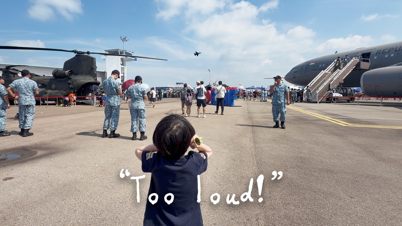 Lyric’s First Airshow! Fighter Jets, Loud Engines & Up-Close Aircraft | Singapore Airshow 2026