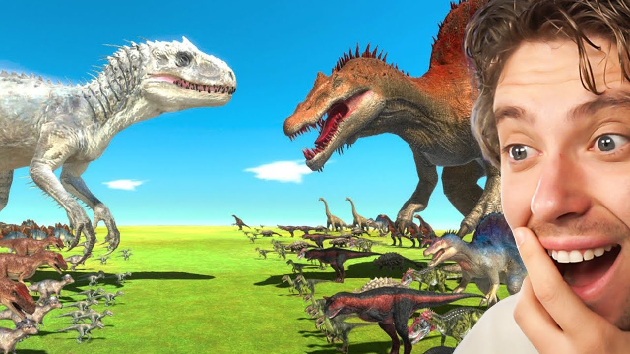 Reacting To Team Indominus vs Team Spinosaurus