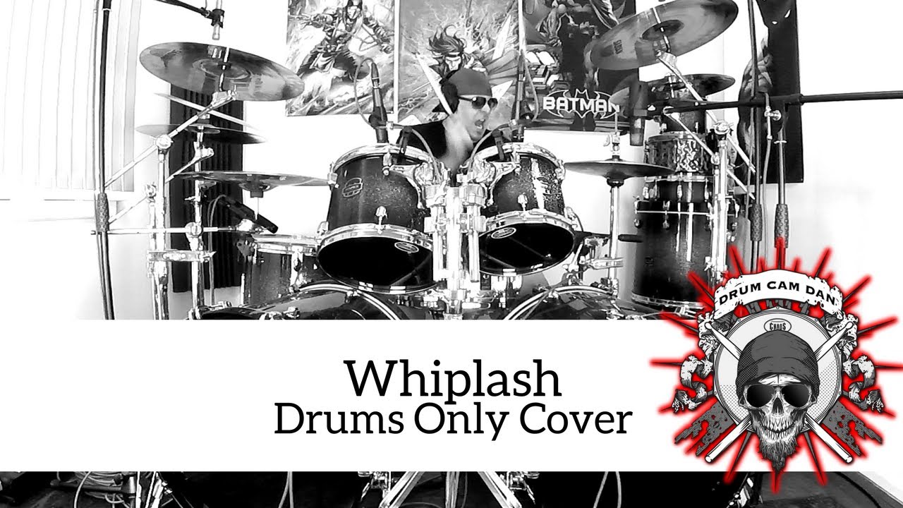 Metallica Whiplash Drums Only Cover - Drum Cam DAN