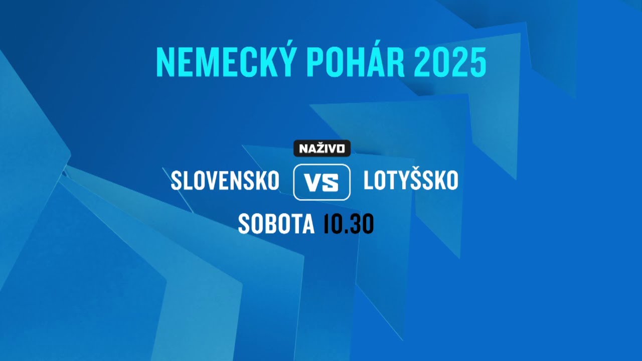 Hokej - Reprezentácia Nemecký pohár - Slovensko - Lotyšsko (8.11.2025 o 10:30 na JOJ ŠPORT)