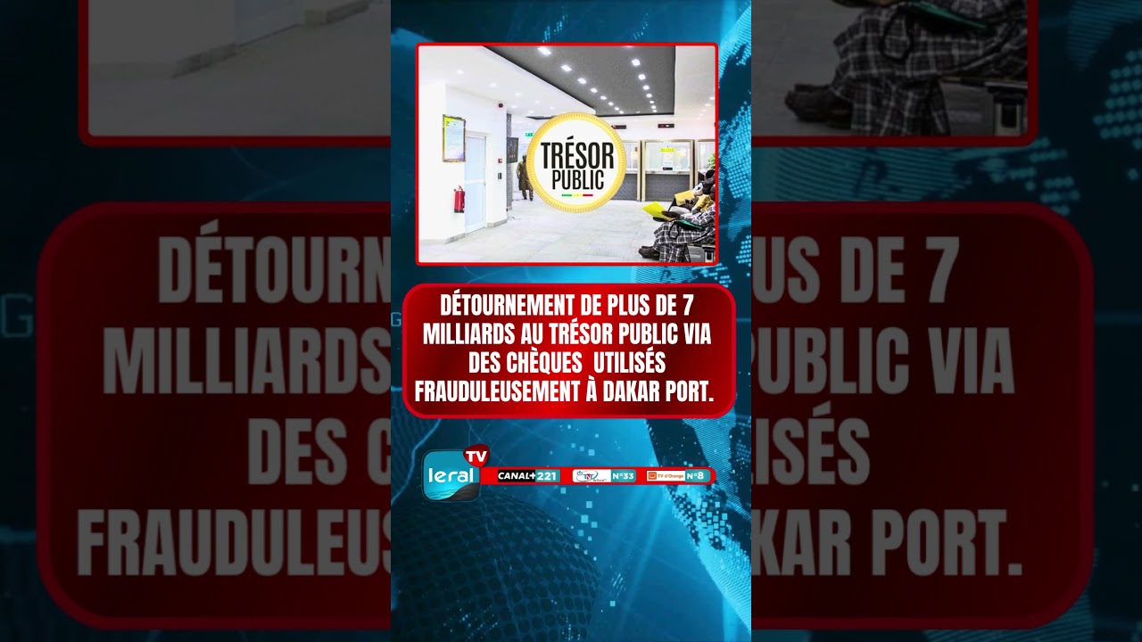 🚨 D&eacute;tournement de plus de 7 MILLIARDS au Tr&eacute;sor public ! 💸
