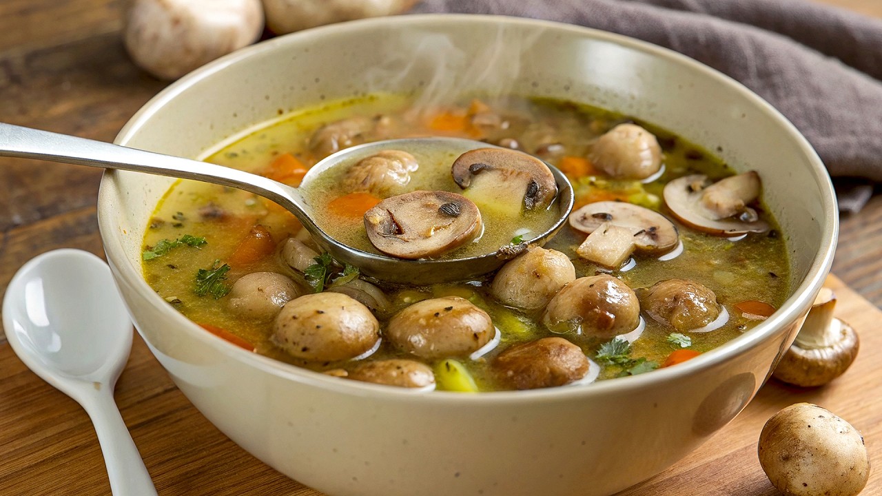 Ich bin bereit, diese Pilzsuppe immer und immer wieder zu kochen!