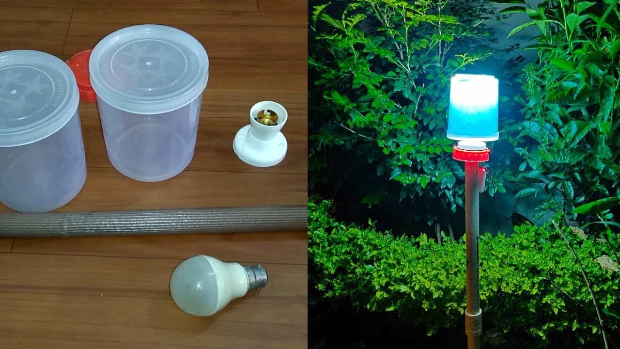 घरेलू सामान से गार्डन के लिए खूबसूरत लाइट बनाये | DIY Light for Garden