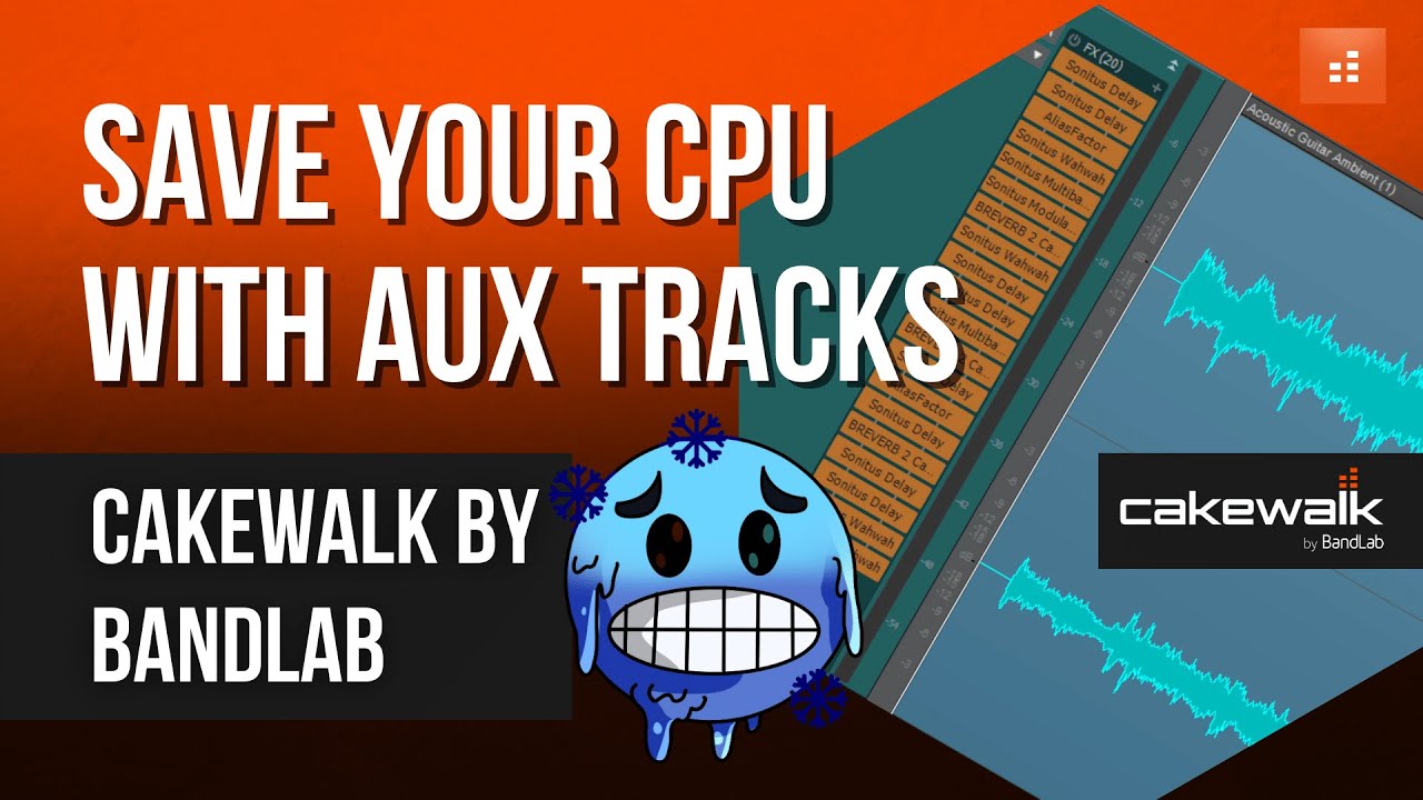 Can you FREEZE BUSES in Cakewalk? YES! but only if...