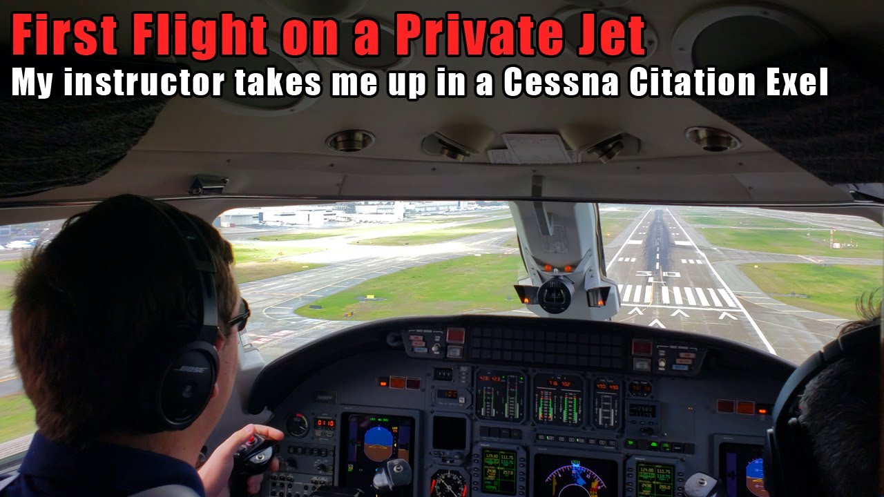 First Flight on a Private Jet - Cessna Citation 560XL (SNA-SJC-SNA)