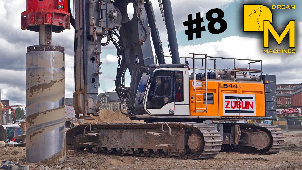 LIEBHERR LB44 LB36 LRB355 / BAUER BG36 BOHRGERÄT / GROSSBAUSTELLE INNENSTADT [8] DREAM MACHINES