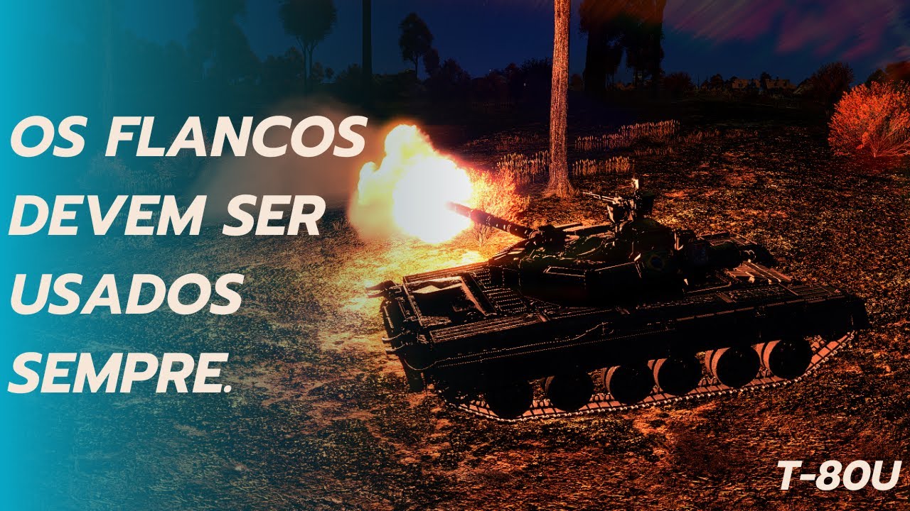 Os Flancos devem ser usados sempre ( T-80U)