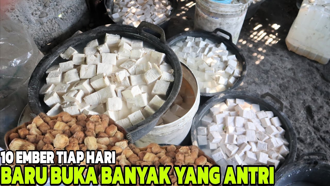 CUMA TAHU GORENG TAPI SELALU DITUNGGU BANYAK PELANGGAN | TAHU PONG SRANDAKAN