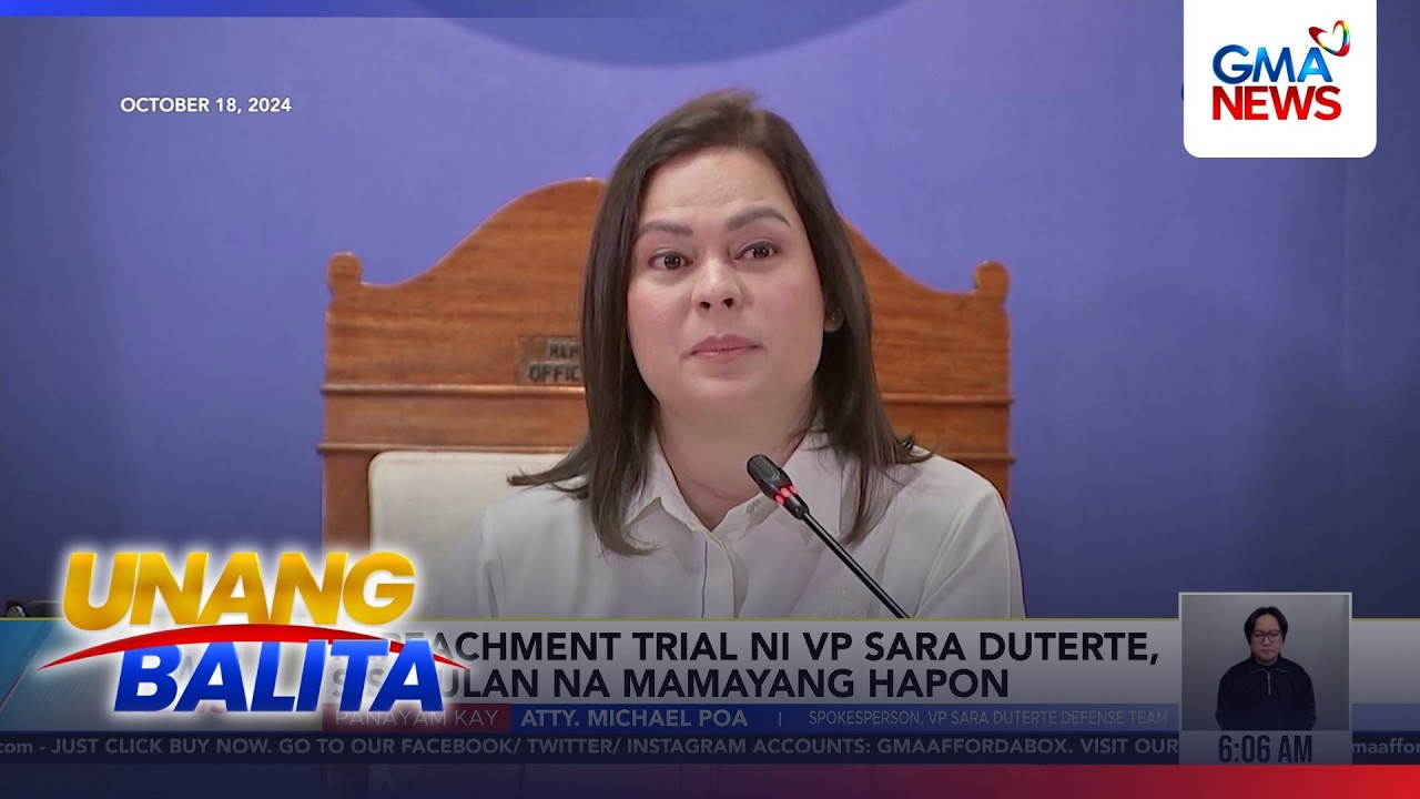 Panayam kay Atty. Michael Poa, spokesperson VPSD Defense Team (July 6, 2026) | Unang Balita