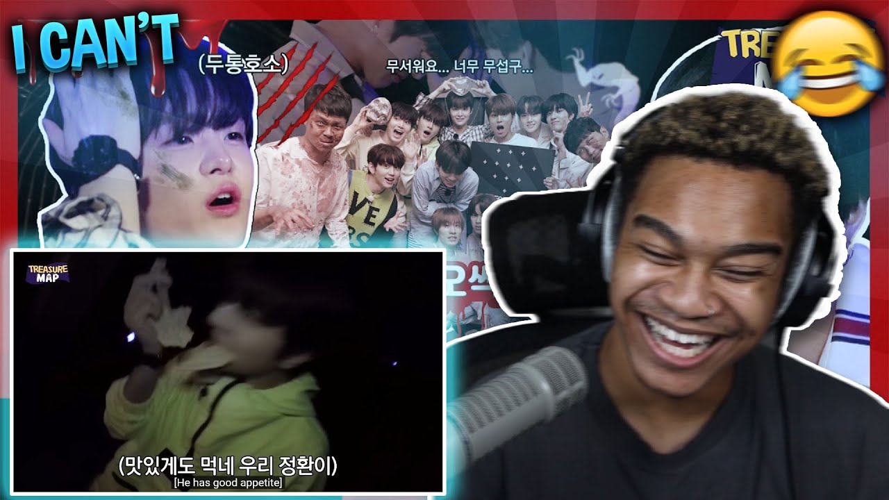 [TREASURE MAP] EP.24 ☠️ 여름맞이 (납량특집) 등골오싹 ☠️ 좀비 아지트 - REACTION