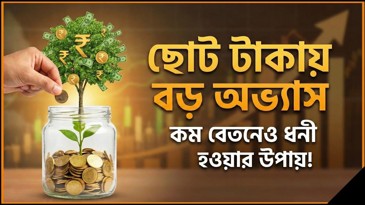 কম বেতনেও বড়লোক হওয়ার ৫টি গোপন সূত্র | ছোট টাকায় বড় অভ্যাস | Financial Freedom in Bengali