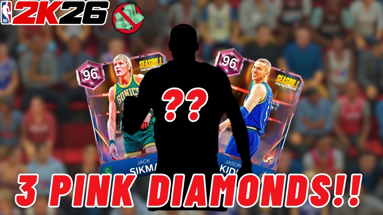 3 NEW PINK DIAMONDS?? | NBA2K26 | No Money Spent #4