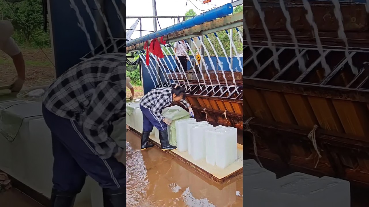 Ice making process &ndash; good tools and machinery make the job easy