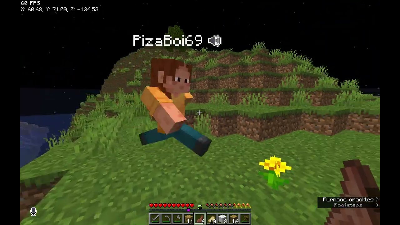 playing minecraf prox chat with bro (mid study sesh)