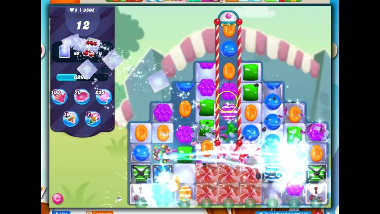 Candy Crush Level 3505 Talkthrough, 15 Moves 0 Boosters