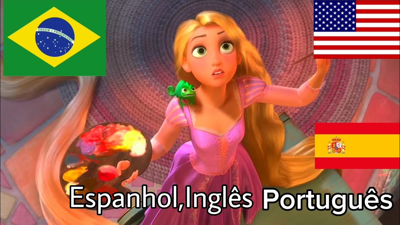 RAPUNZEL🖌️QUANDO MINHA VIDA VAI COMEÇAR - VÁRIOS IDIOMAS 🎨