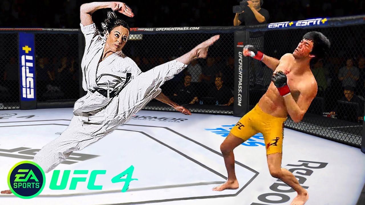 UFC4 Bruce Lee vs Taekwondo Girls EA Sports UFC 4 PS5