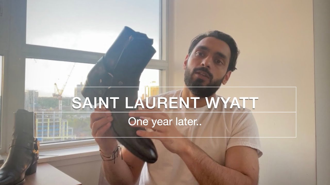 Обзор ботинок Saint Laurent Wyatt (спустя год после использования)