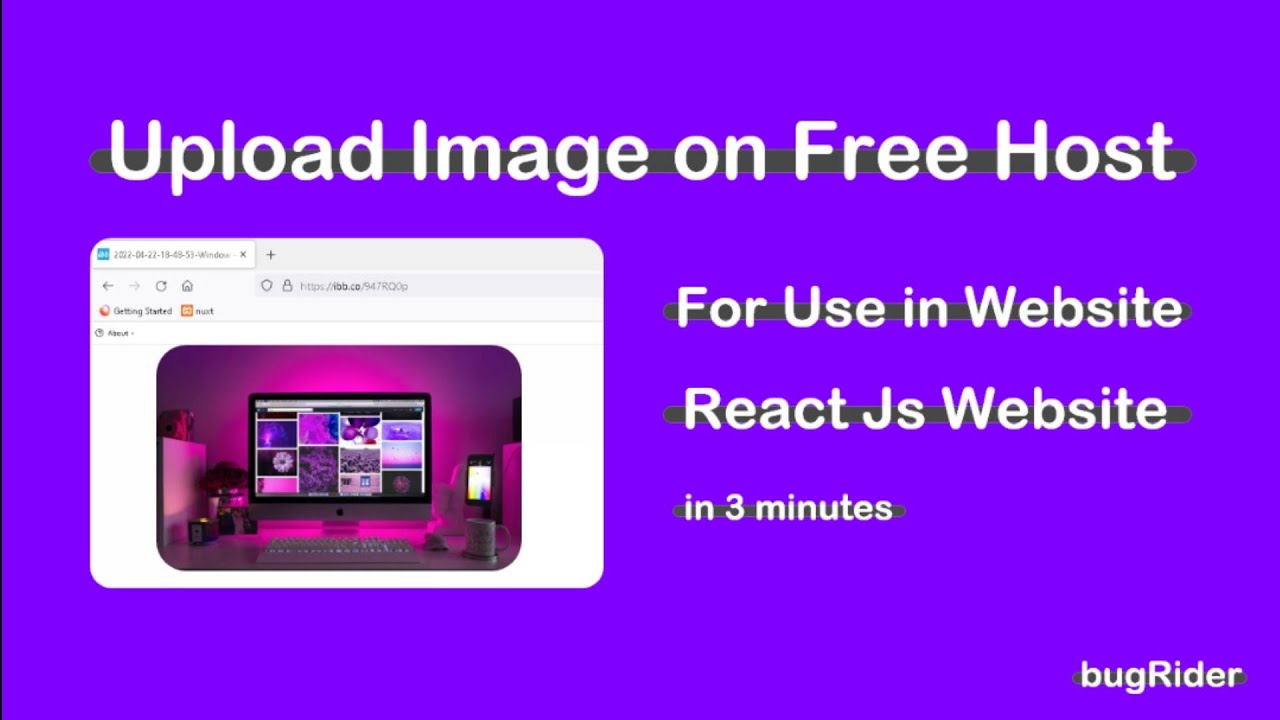 Upload image on Free Host for Use in Website