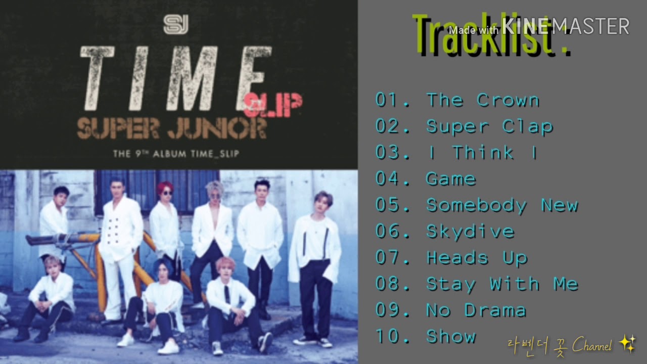 Tracklist The 9th Album Super Junior 'Time Slip'
