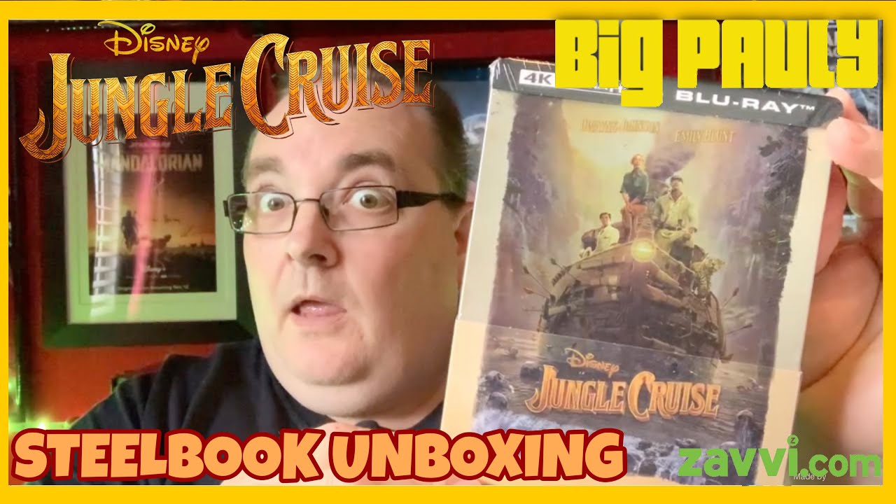 Disney’s Jungle Cruise 4k Steelbook Unboxing (ZAVVI Exclusive)